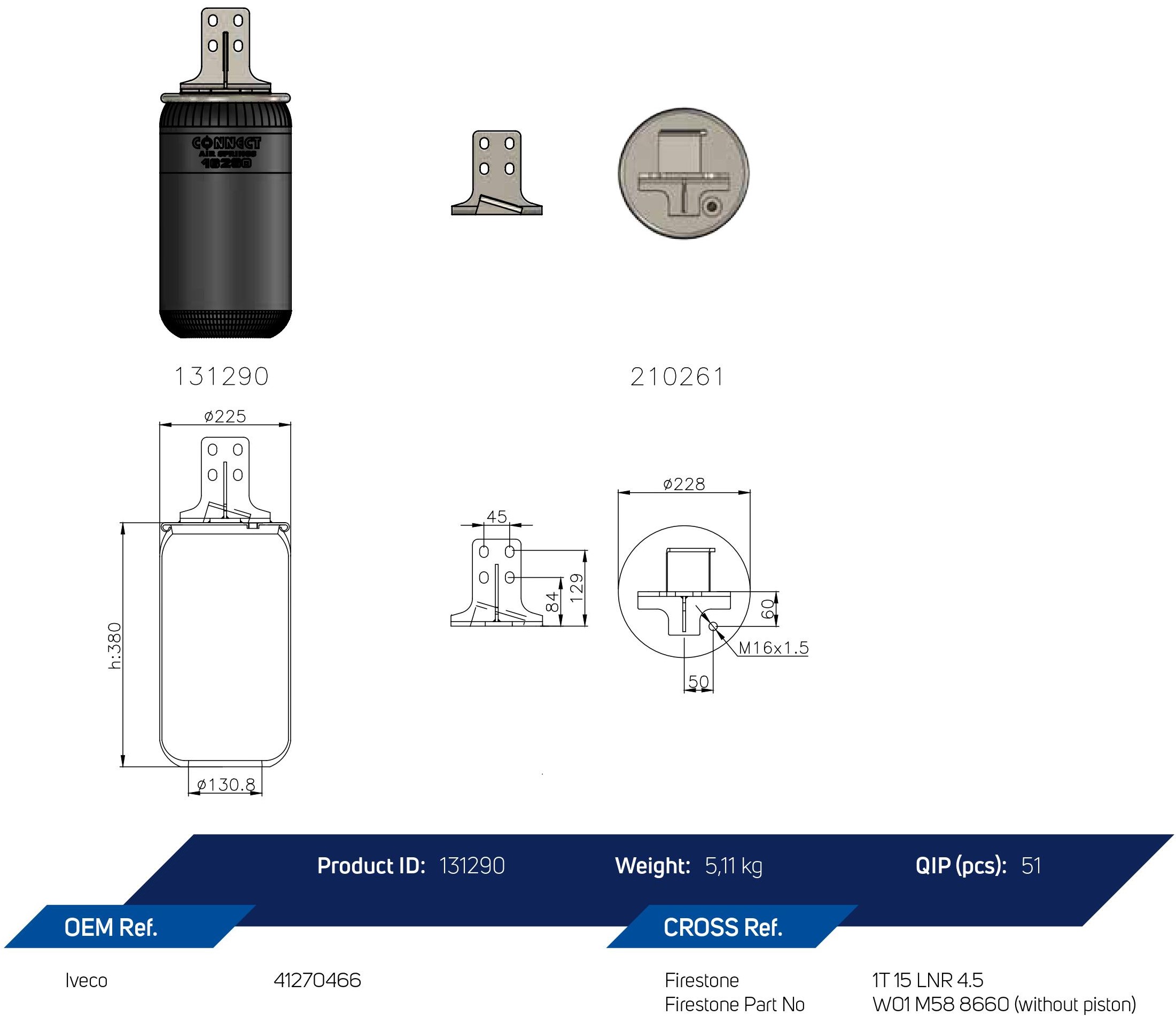 16290-04 LASTİK İVECO ARKA SAĞ