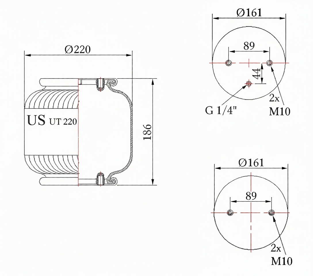 SÜSPANSİYON KÖRÜĞÜ AXOR TEK KATLI UT 220-02  