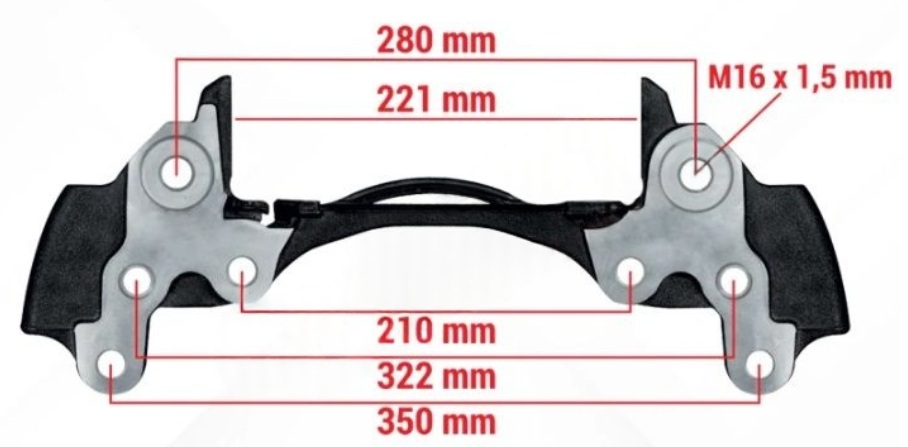 KALİPER SEMERİ MERC.AROCS ARKA SOL