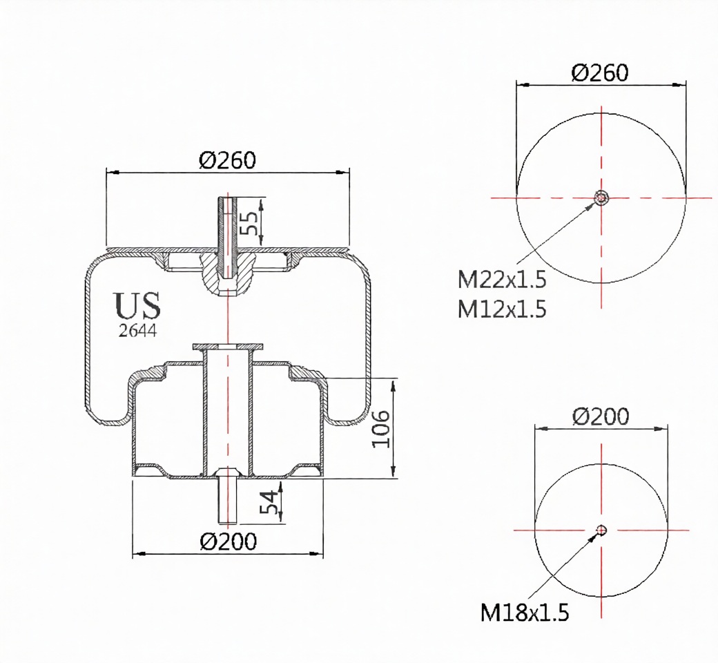 SÜSPANSİYON KÖRÜĞÜ KOMPLE 2644 K03