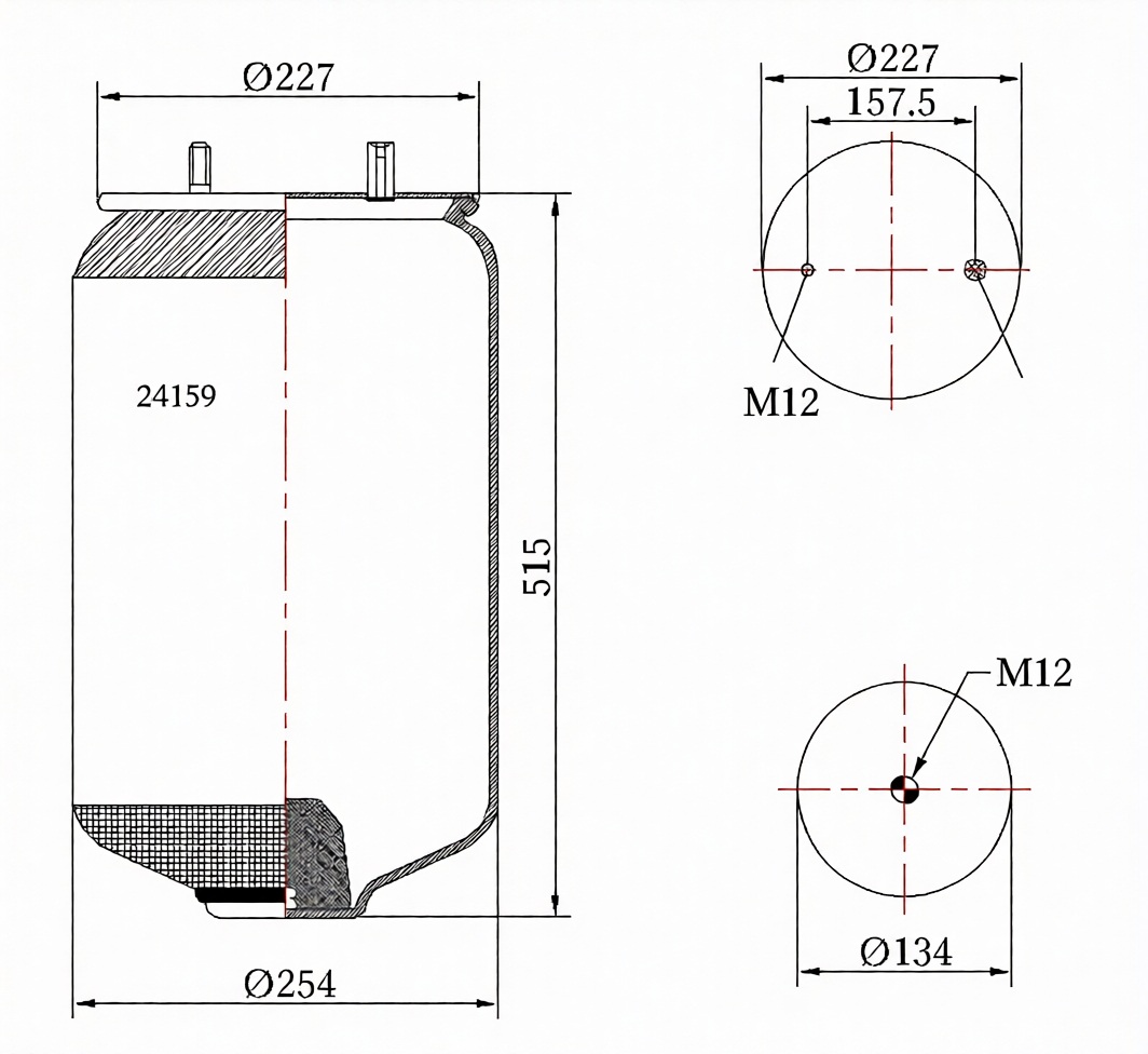 SÜSPANSİYON KÖRÜĞÜ LASTİK 24159 P  