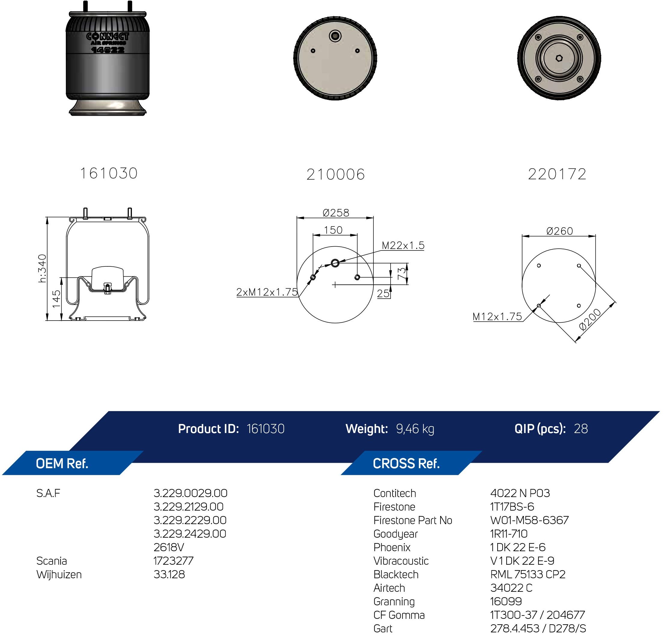 14022 K KOMPLE KÖRÜK METAL PİSTONLU