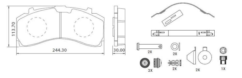 DİSK BALATA MERCEDES YM.ÖN 29246