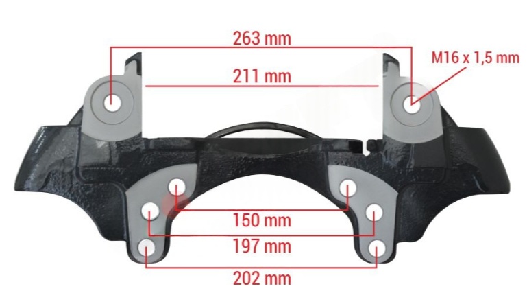 WBC KALİPER TAŞIYICI VALX AXLE (SAĞ)