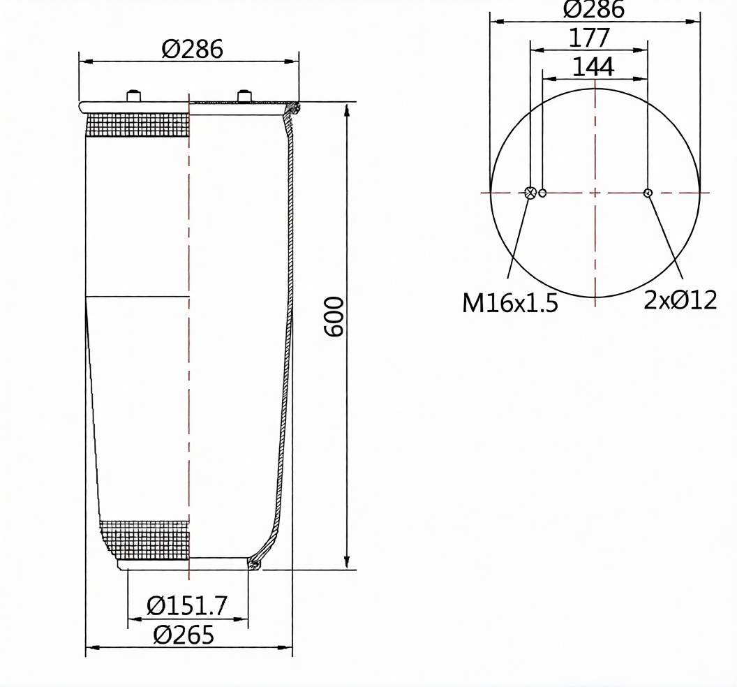 SÜSPANSİYON KÖRÜĞÜ LASTİK ALTI AÇIK 24913 P03  