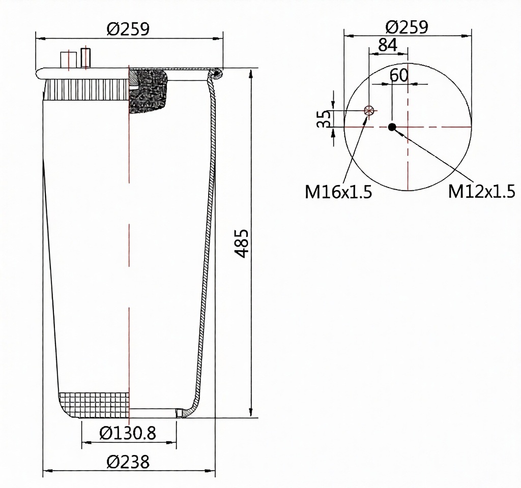 SÜSPANSİYON KÖRÜĞÜ LASTİK 24883 P  