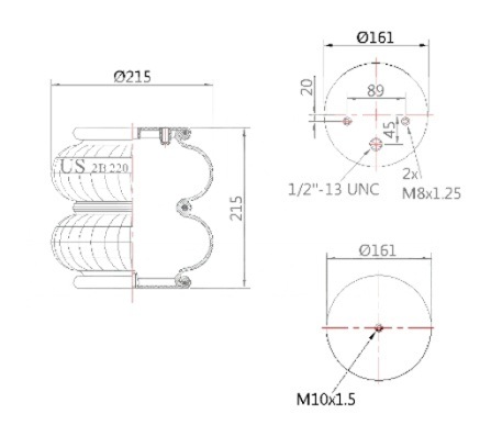 SÜSPANSİYON KÖRÜĞÜ KARGO İKİ KATLI Y.M 2B 220-30  