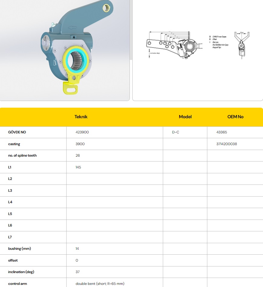 EKER 423900 MERCEDES DİNGİL CIRCIR 