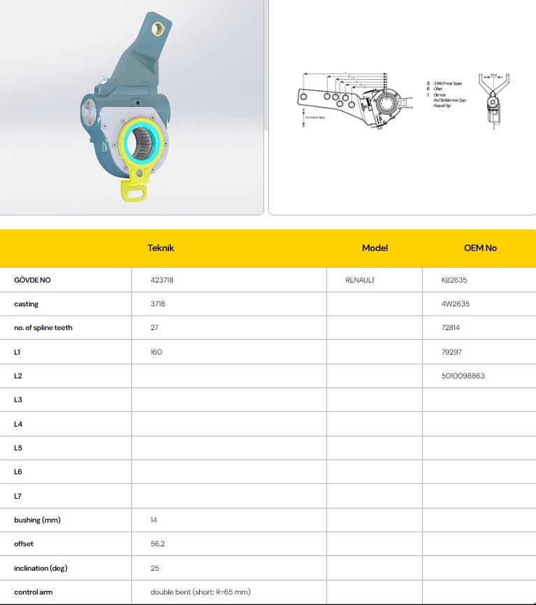 EKER 423718 RENAULT OTOM.CIRCIR SAĞ