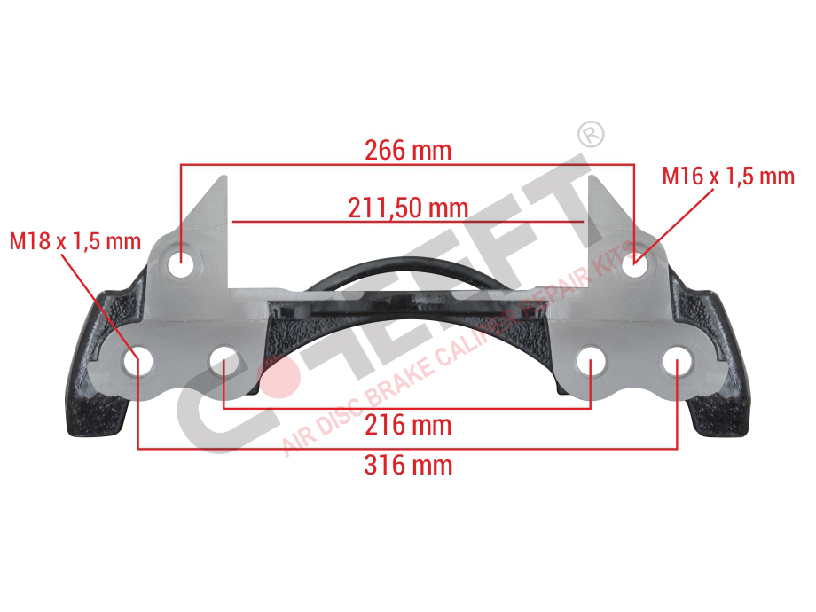 KALİPER TAŞIYICI 19,5'' KNR TİPİ