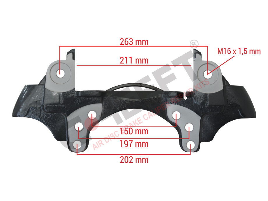 WBC KALİPER TAŞIYICI VALX AXLE (SAĞ)