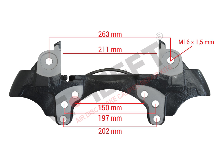 WBC KALİPER TAŞIYICI VALX AXLE (SOL)