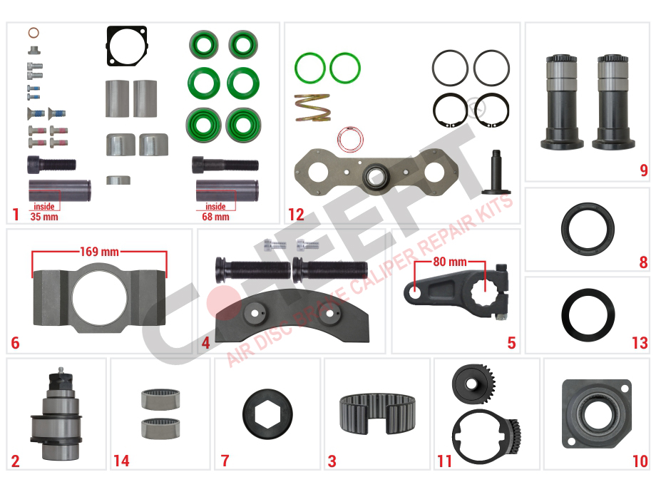 DX225 SOL SET ROR AXLE YENİ MODEL
