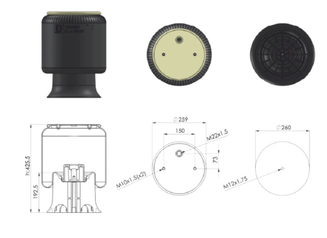 4158 PLASTİK PİSTONLU SÜS.KÖRÜĞÜ