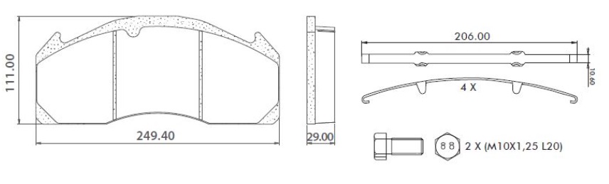 DİSK BALATA VOLVO 29125